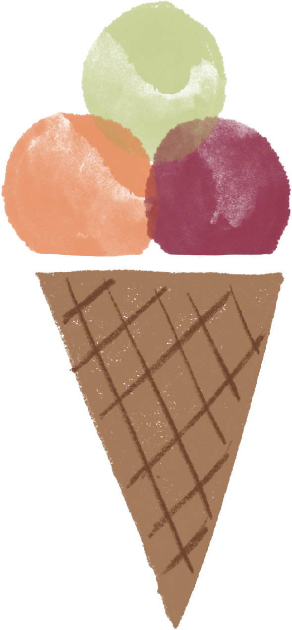 Watercolor Ice Cream